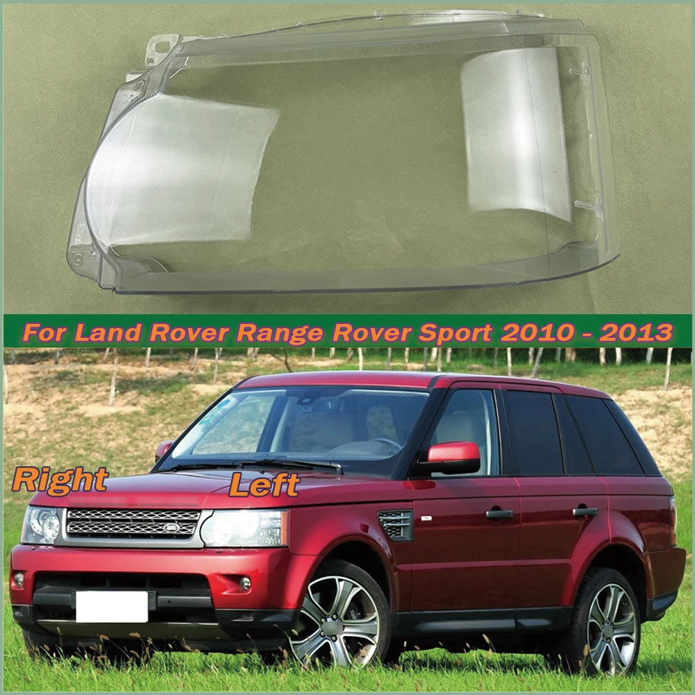 

For Land Rover Range Rover Sport 2010-2013 Headlight Cover Transparent Lampshade Headlamp Shell Plexiglass Replace Original Lens