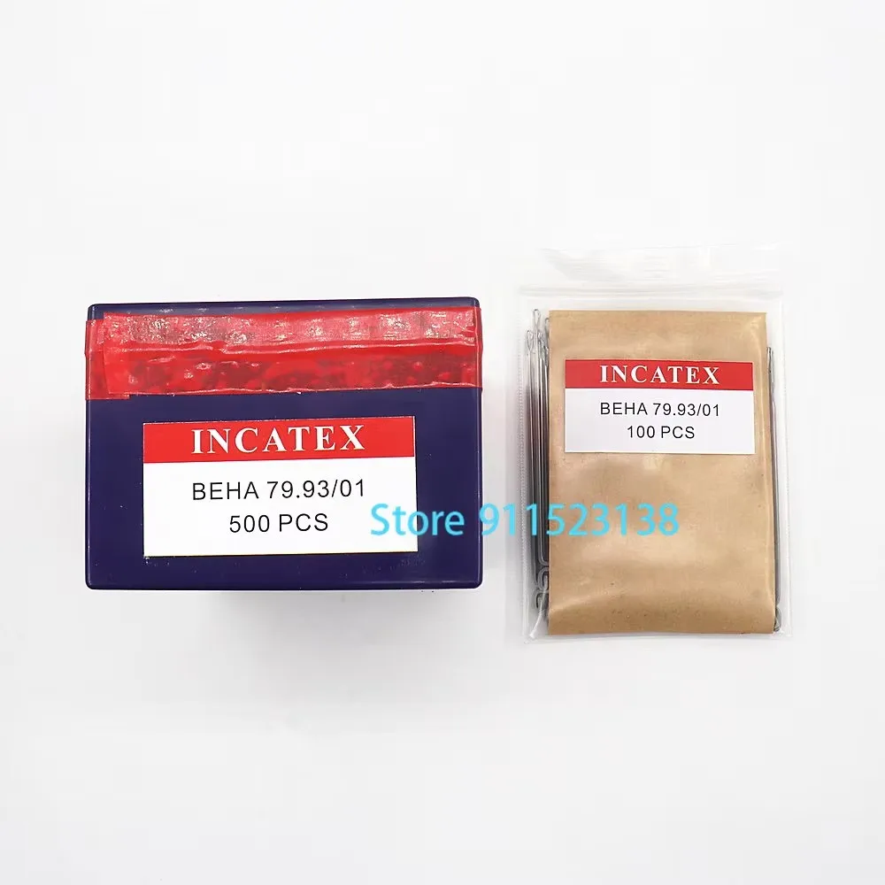 Incatex 뜨게 바늘, BEHA 79.93 01, 시마 세이키 중국 뜨게 기계용, 10G 바늘, 500 개