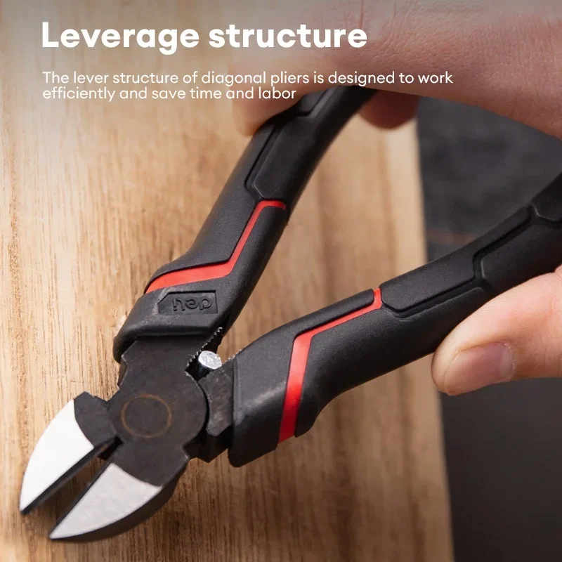 6 7 대각선 절단 펜치 고 탄소강 니퍼 TPR 핸들 플라이어 다기능 전기 기사 휴대용 수리 핸드 툴