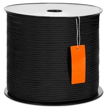 SucceBuy 3/16 in 250/1000ft Nylon Cord 32-Strand Design Multi-Purpose Rope for Outdoor Adventures Tree Work Emergency Situation 1