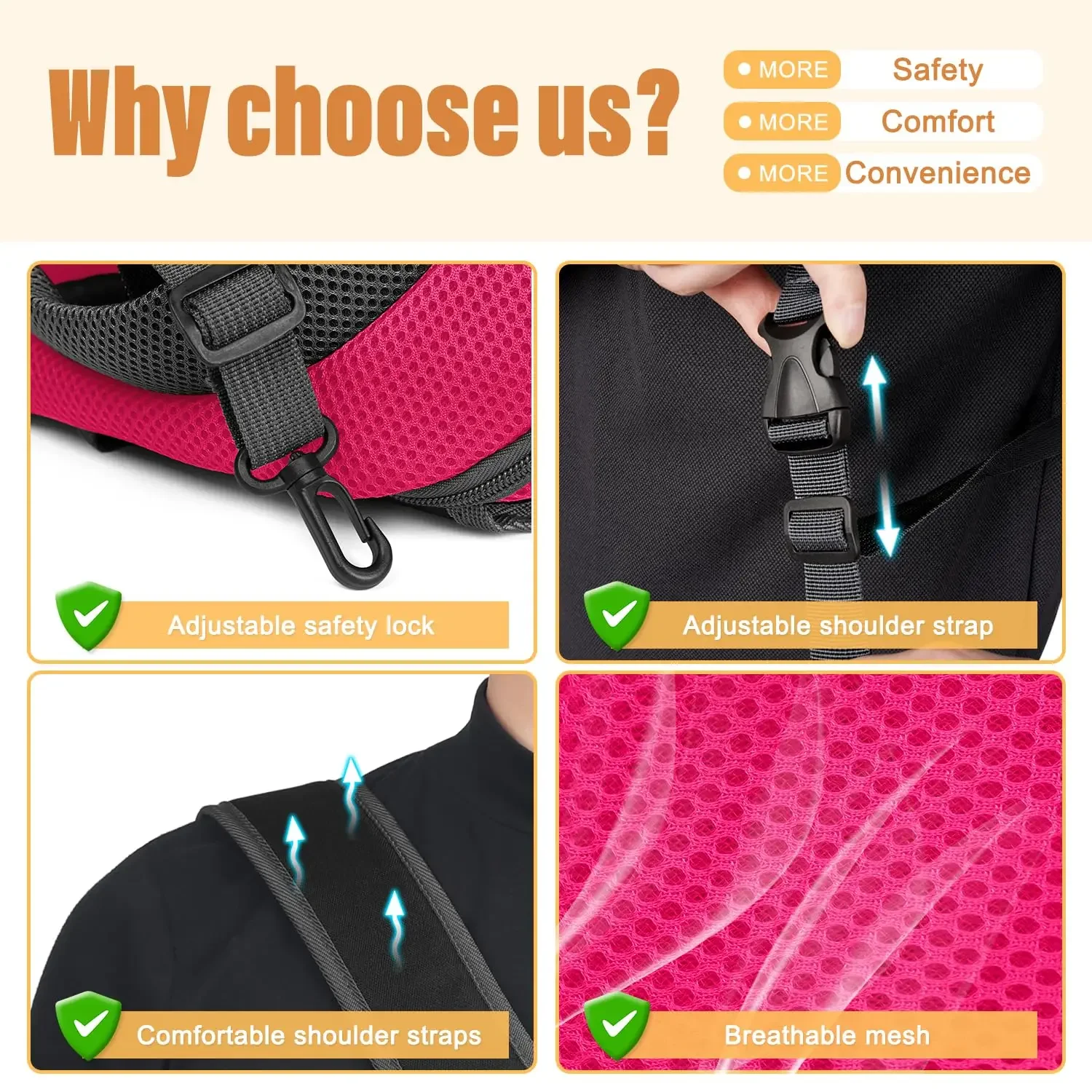 Small Dog Backpack Carrier – Breathable Travel Bag