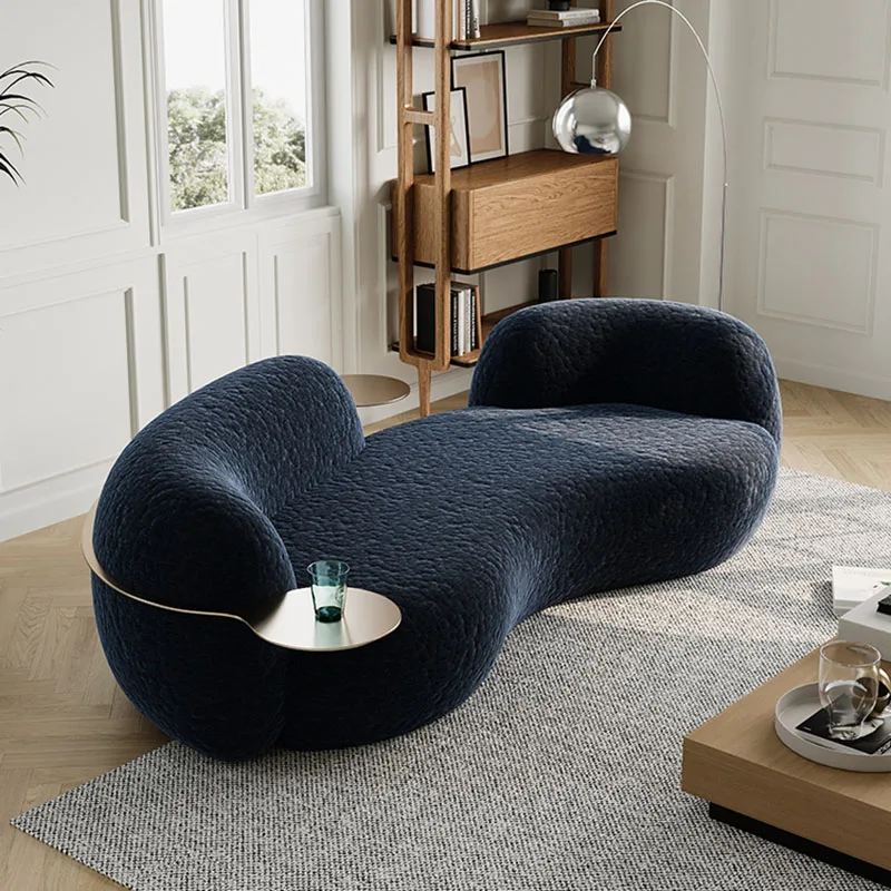 

Curved Couch Sofas Luxury Bedroom Designer Mid Century Love Seat Single Living Room Sofas Accent Sillon Cama Outdoor Furniture