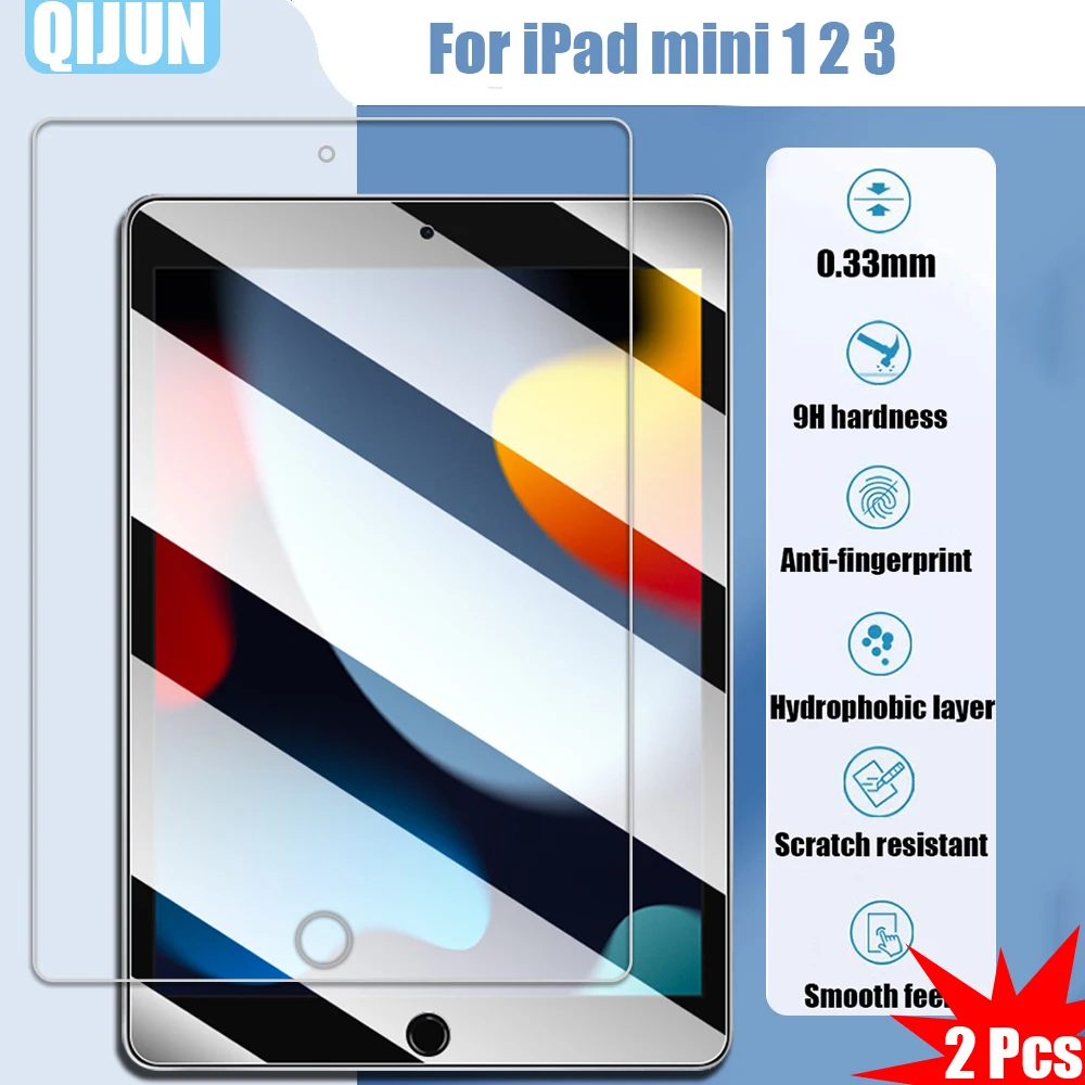 

Пленка из закаленного стекла для планшета iPad mini 1 2 3 th 7,9 дюйма, Взрывозащищенная и устойчивая к царапинам, 2 шт., A1432, A1489, A1599