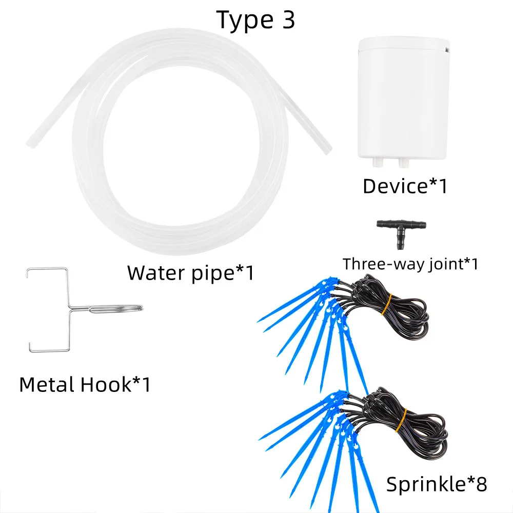 Intelligent Watering Machine Rechargeable Automatic Watering Timer Plants Water System Irrigation Tool For Home Office 