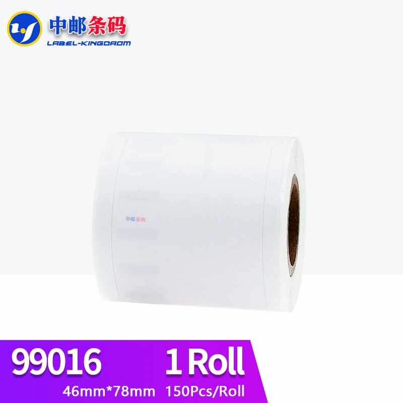 Dymo 호환 99016 라벨, LQ 450 터보 열 프린터용 롤 당 150 개, 46mm * 78mm, 1 롤
