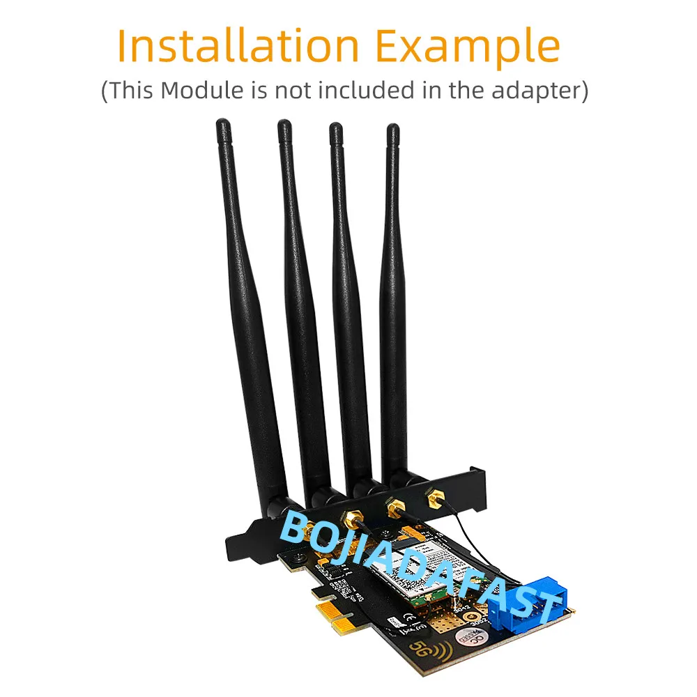 Cartão Adaptador Sem Fio com Slot Dual