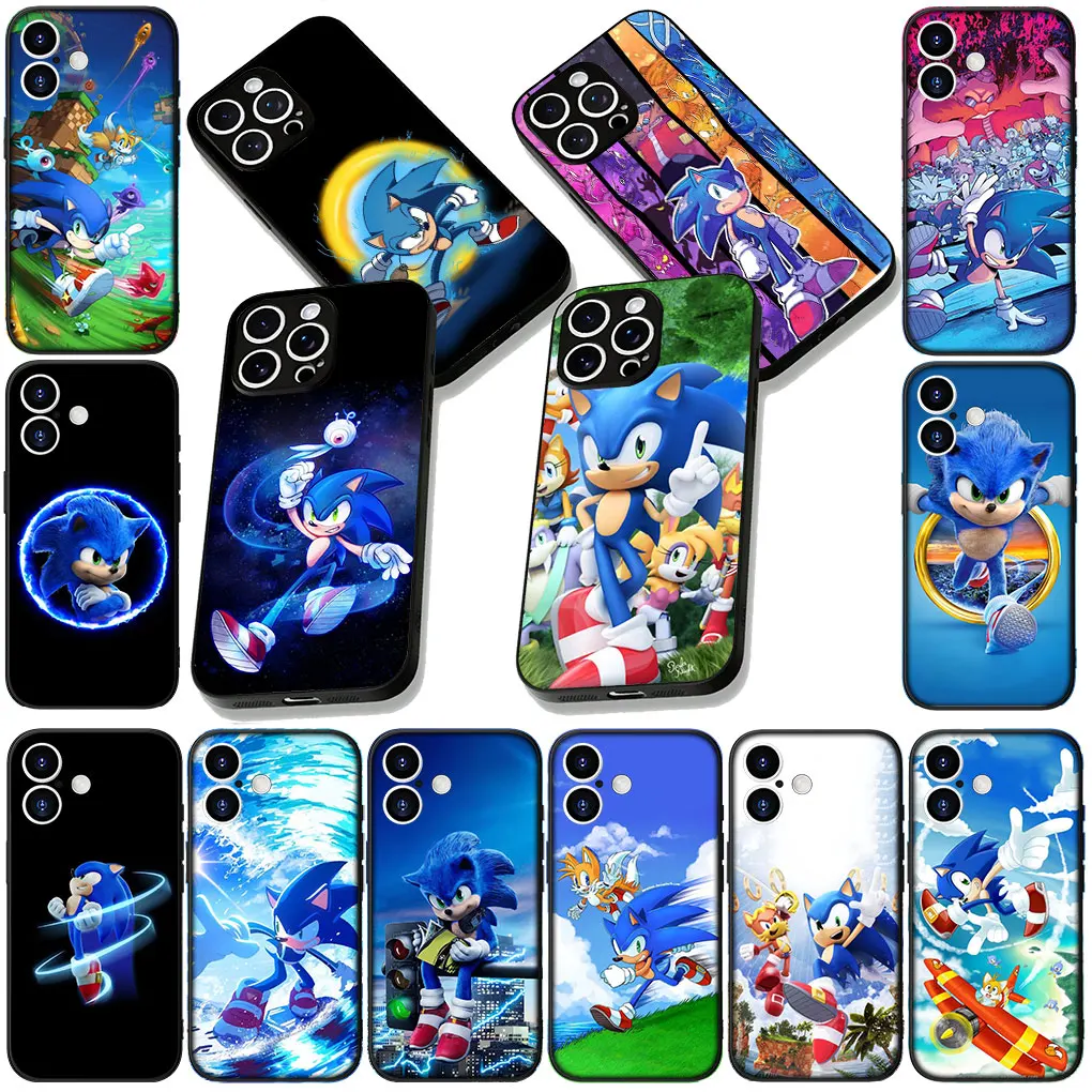 Sonic Hedgehog Flexible Phone Cover - Vibrant Design & Durable Protection