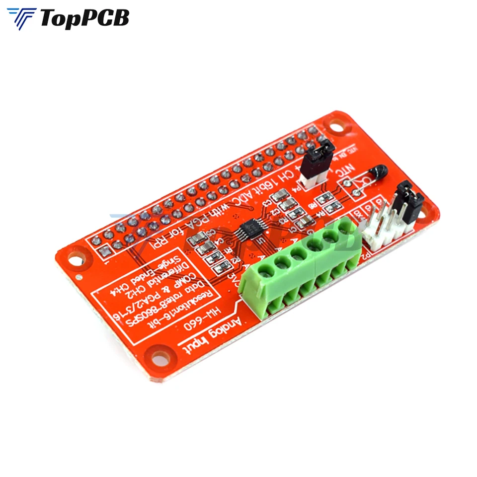 ADS1115 4-Kanal 16-Bit ADC Modul Mit Verstärker – I2C Für Arduino, ESP8266, PI