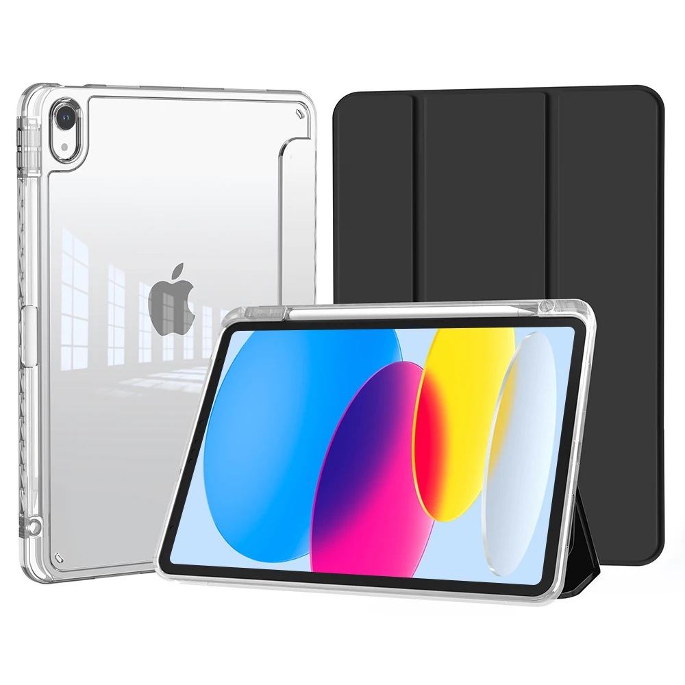 Custodia Per Tablet Per Ipad 10Th/9Th/8Th/7Th/6Th Ipad Pro 11/12.9/10.5 Cover Ipad Air 4Th/5Th Mini 6Th Parti Per Tablet In Acrilico Trasparente