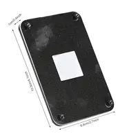 AM4 Backplane, CPU Heatsink Bracket Backplane Backplate Back Sheet Iron Plate for AM4, AM4 Backplane Back Black - Image 2