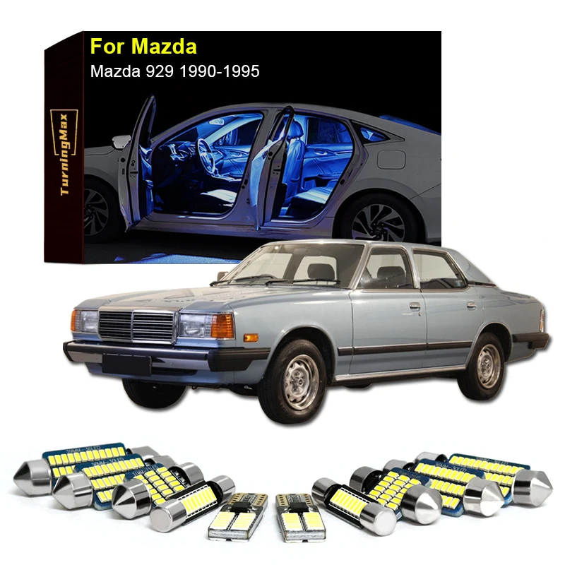 

Canbus Interior Lighting LED Bulbs Kit Package For Mazda 929 1990-1995 Map Dome Trunk Reading Lights Indoor Lamp Car Accessories