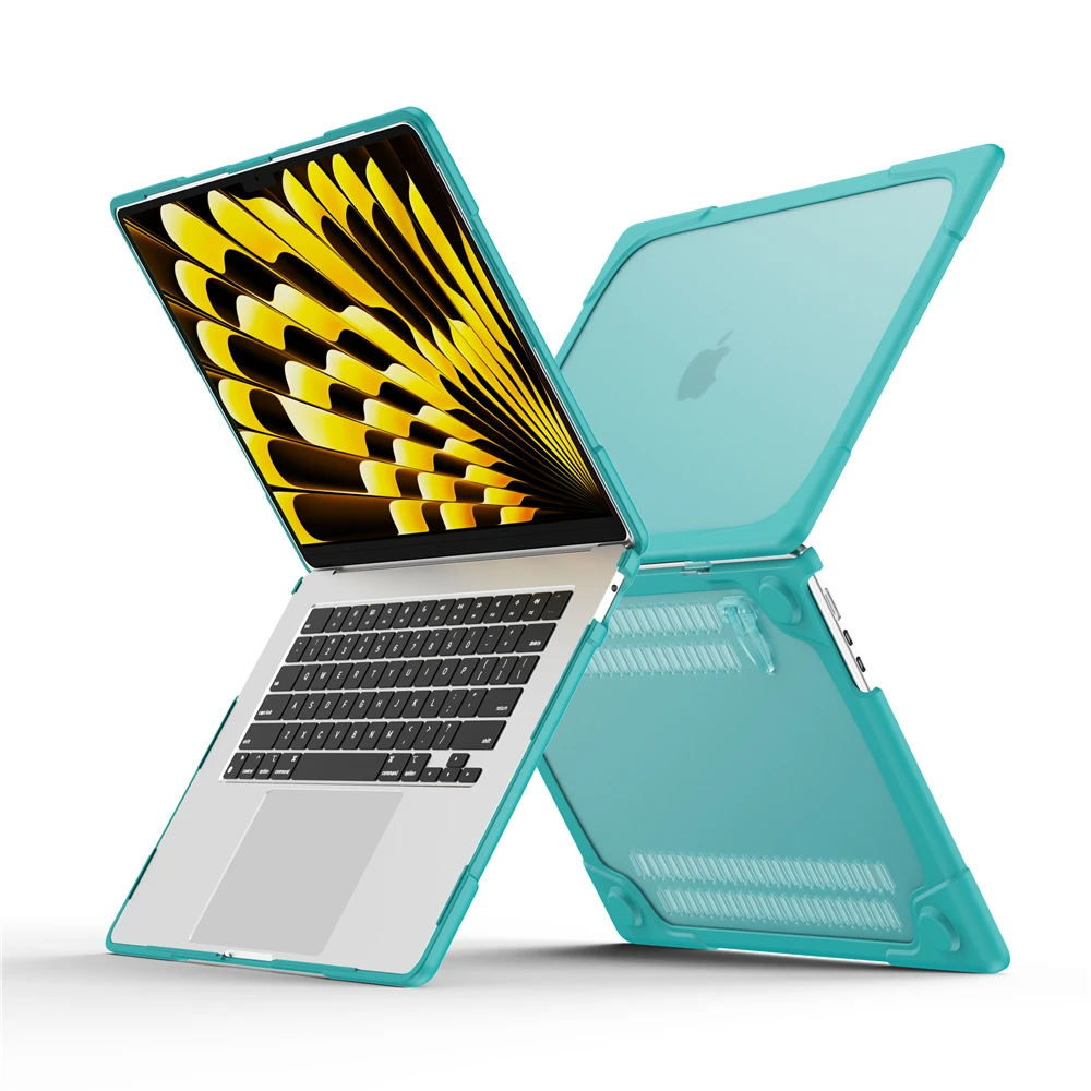 Per Apple Macbook Air M2 15 Pollici 2023 Custodia Per Laptop Guscio Inferiore Con Supporto Copertura Per Pc Pad Regolabile Per Mac Air 15.3 A2941