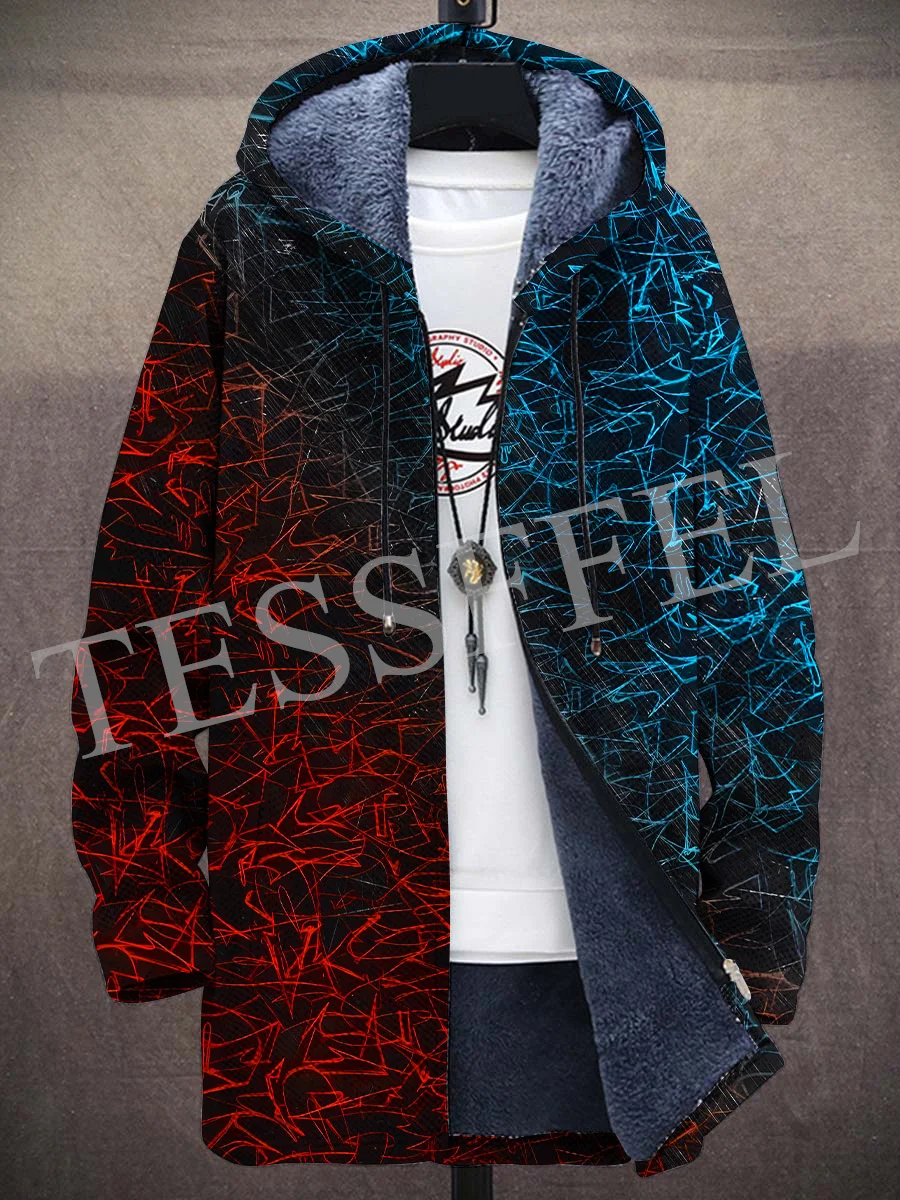 

NewFashion Gradient Graffiti Colorful Vintage Retro 3DPrint Windbreaker Winter Harajuku Jacket Zipper Hoodies Fleece Overcoat 11