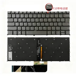 Premium US Layout Keyboard for Lenovo Ideapad & Flex Series Laptops (Grey 2 Backlig US)