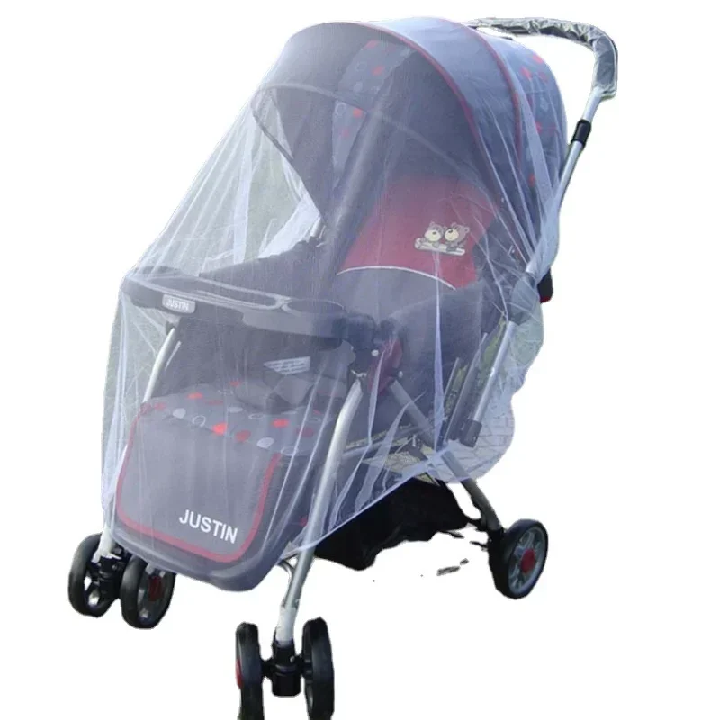 Baby Stroller Net Mosquito Net Pushchair Cart Insect Shield Mesh Safe Infants Protection Mesh Cover Baby Stroller Accessories