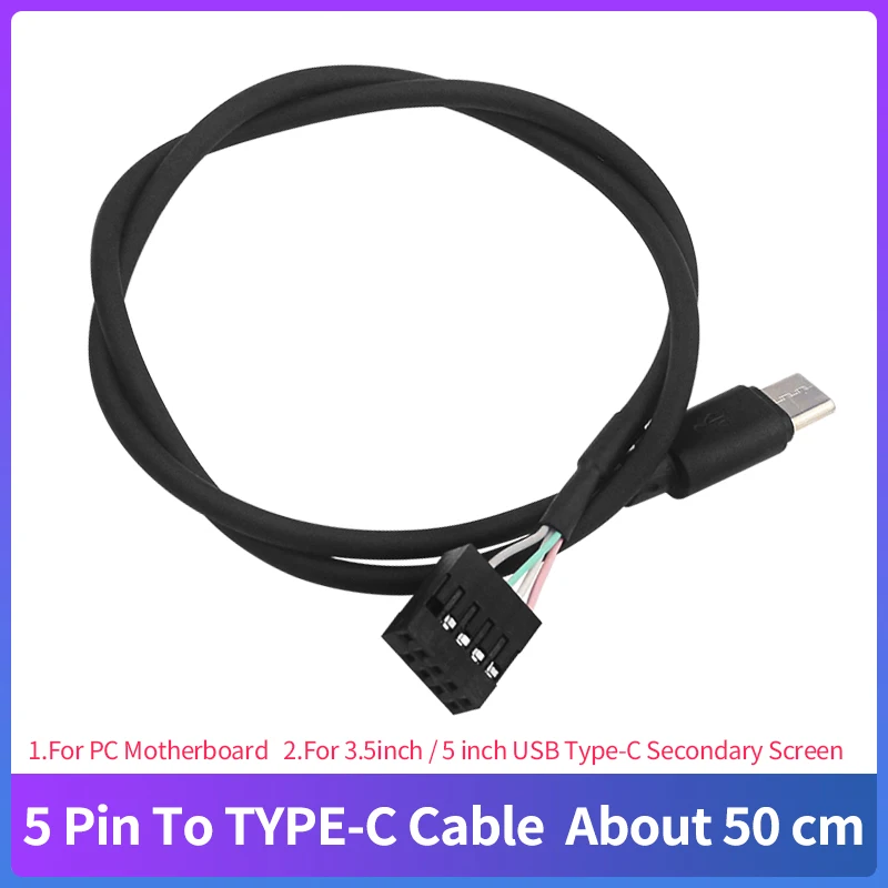 DIY 컴퓨터 DIY 하드 디스크 확장 석션 액세서리, 알루미늄 3.5 HDD 하드 디스크 브래킷 및 박스 8 5Pin to TYPE-C 케이블 3.5 인치 5 인치 USB 유형 C 보조 화면 컴퓨터 마더 보드