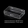 Acrylic Transparent Box Lid Jewelry Candy Storage Box Badge Commemorative Coin Storage Box Personal Postcard Box Home Accessory 5