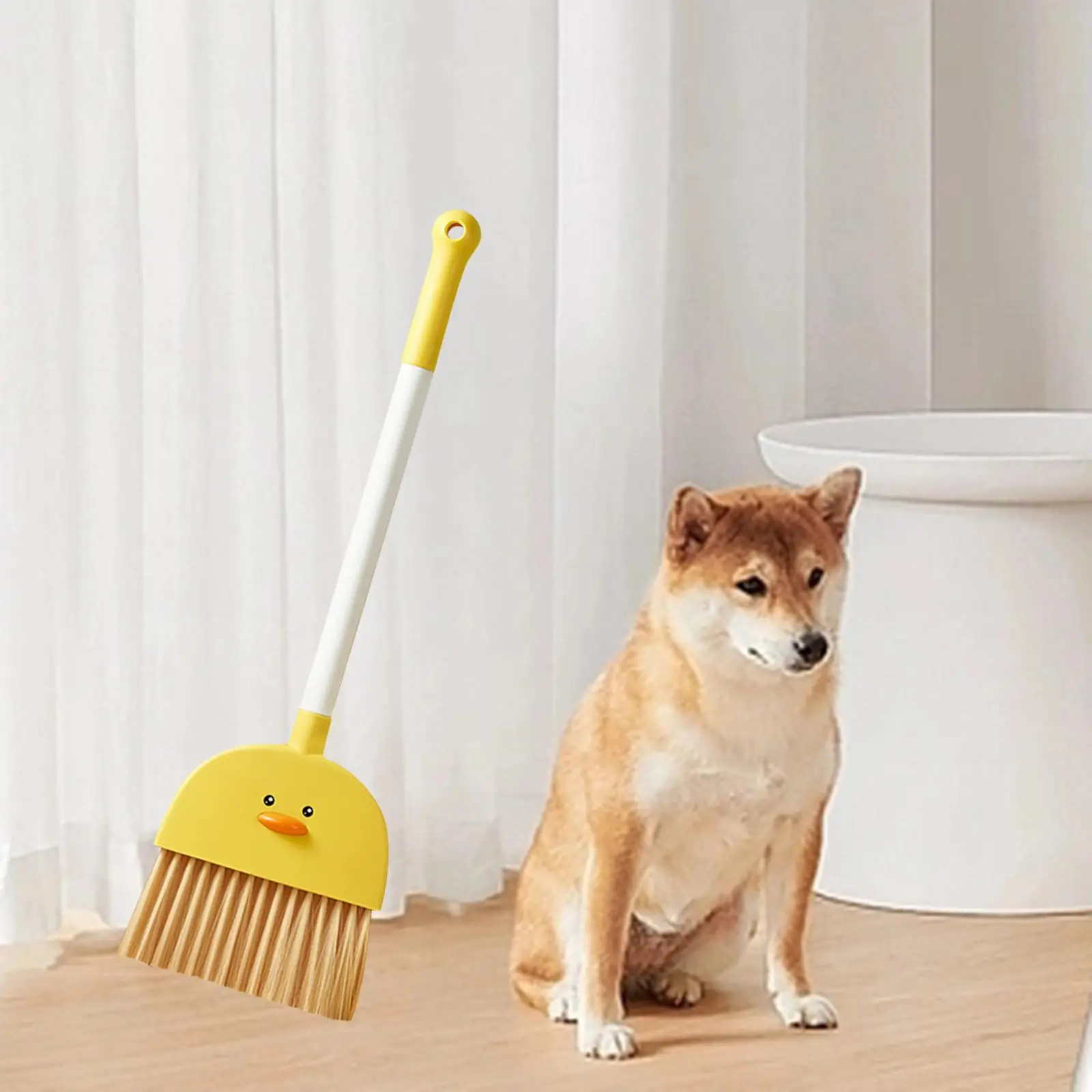 

Toddlers Cleaning Toys Small Broom for Role Play Preschool Birthday Gifts