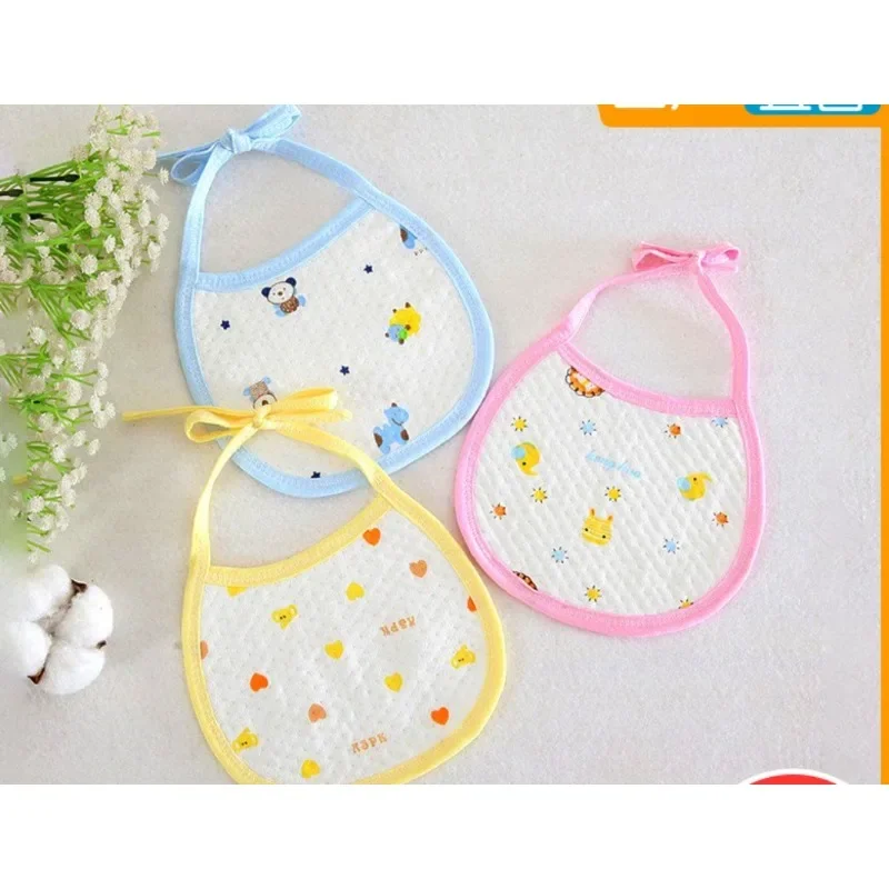 

Baby anti-vomiting bib All cotton baby waterproof anti-fouling saliva towel Strap bib towel easy to clean