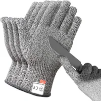 High Strength Grade Level 5 Protection Safety Anti-Cut Glove Kitchen Cut Resistant Gloves For Fish Meat Cutting Safety Glove 1