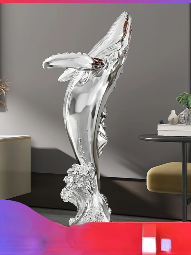 

Nordic luxury whale living room decoration large floor-to-ceiling TV cabinet next to the decoration of the new house opening