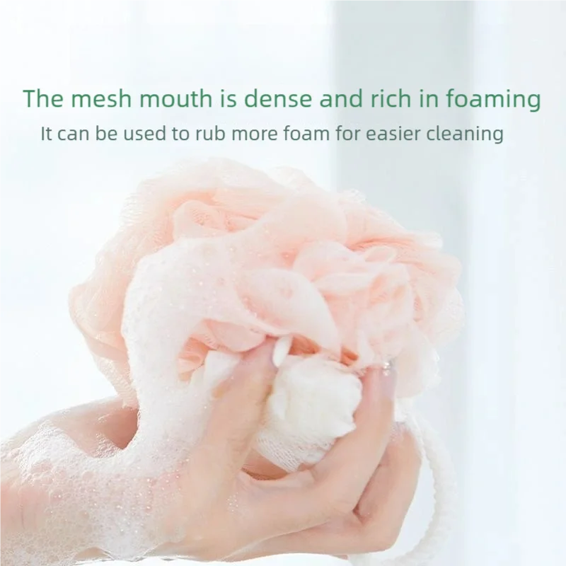 Bath Body Scrubber Sponge Dual-purpose Long Strips Durable Unscathing Comfortable Back Rubbing High-end Men Women Bath Towels