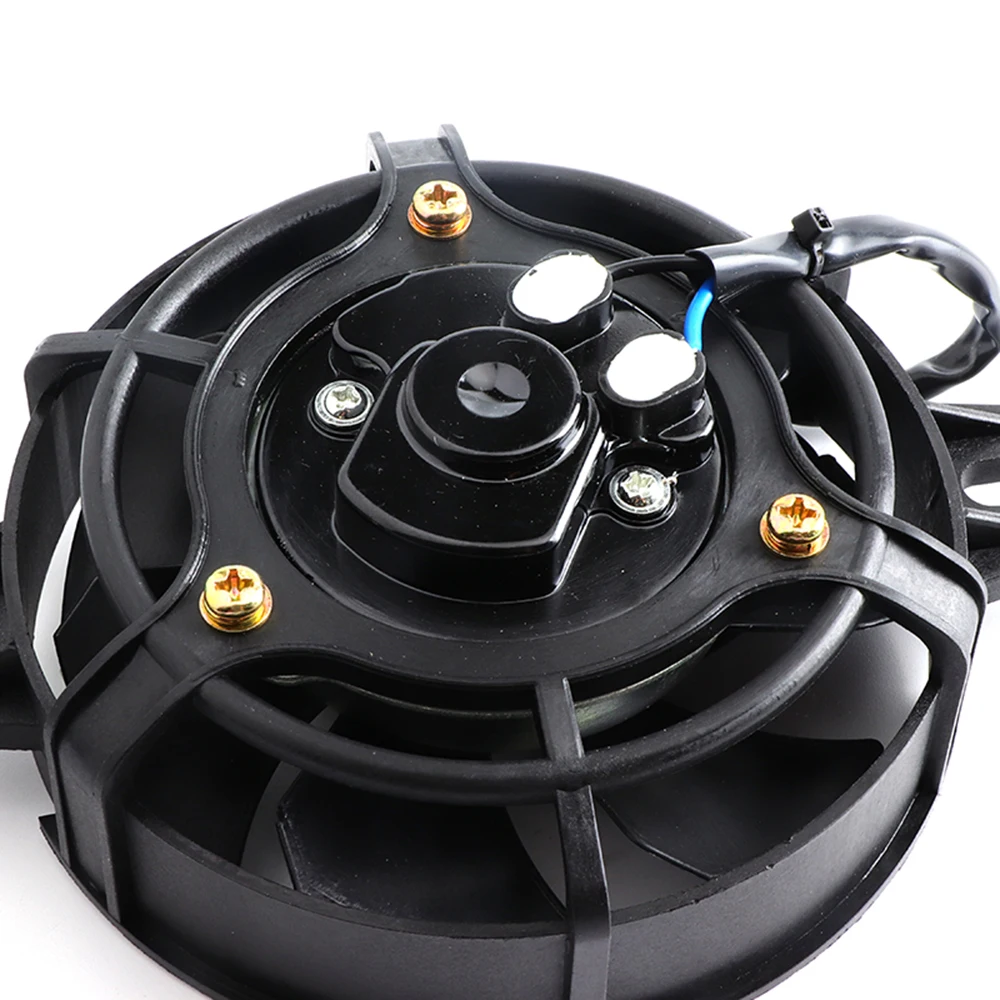 12V Motorcycle Engine Electric Radiator Oil Cooler Cooling Fan For 150cc 200cc 250cc 300cc ATV Quad Go Kart Buggy Motocross Part motorcycle cooling fan