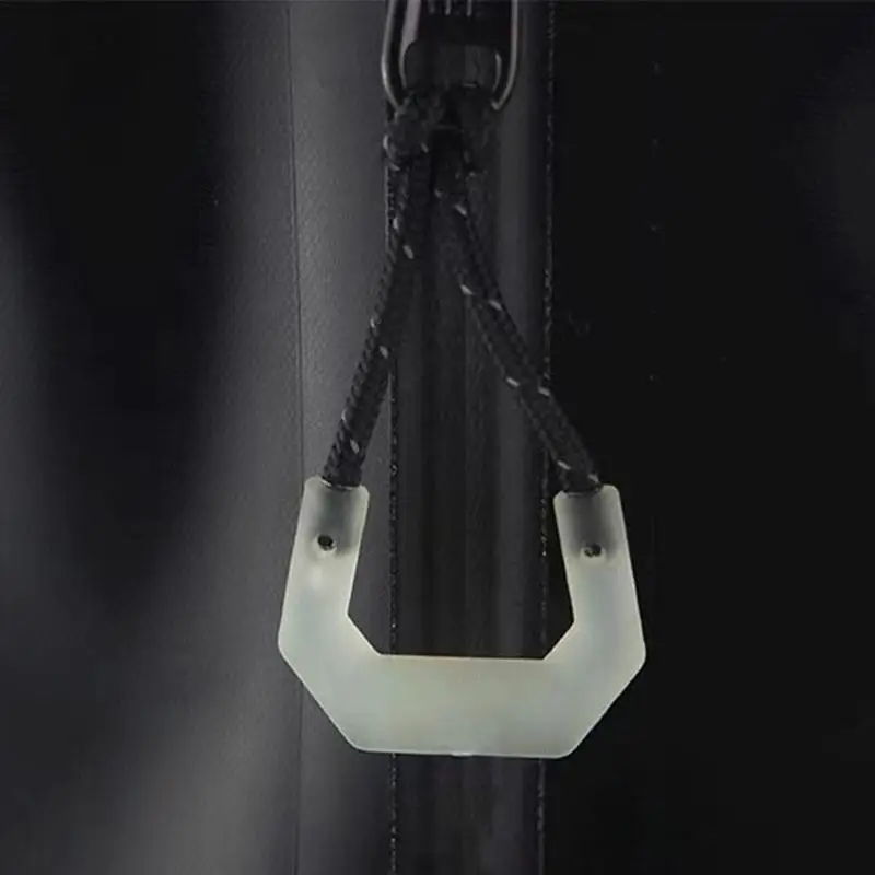 10pcs Luminous Zipper Pull Puller Backack Zipper Pulls U-Shaped Luminous Glow in The Dark Backpack Pendant