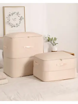 Gongsatin Material Compression Packing Cube Dustproof Foldable Compressed Storage Bag Large Capacity Moisture-proof