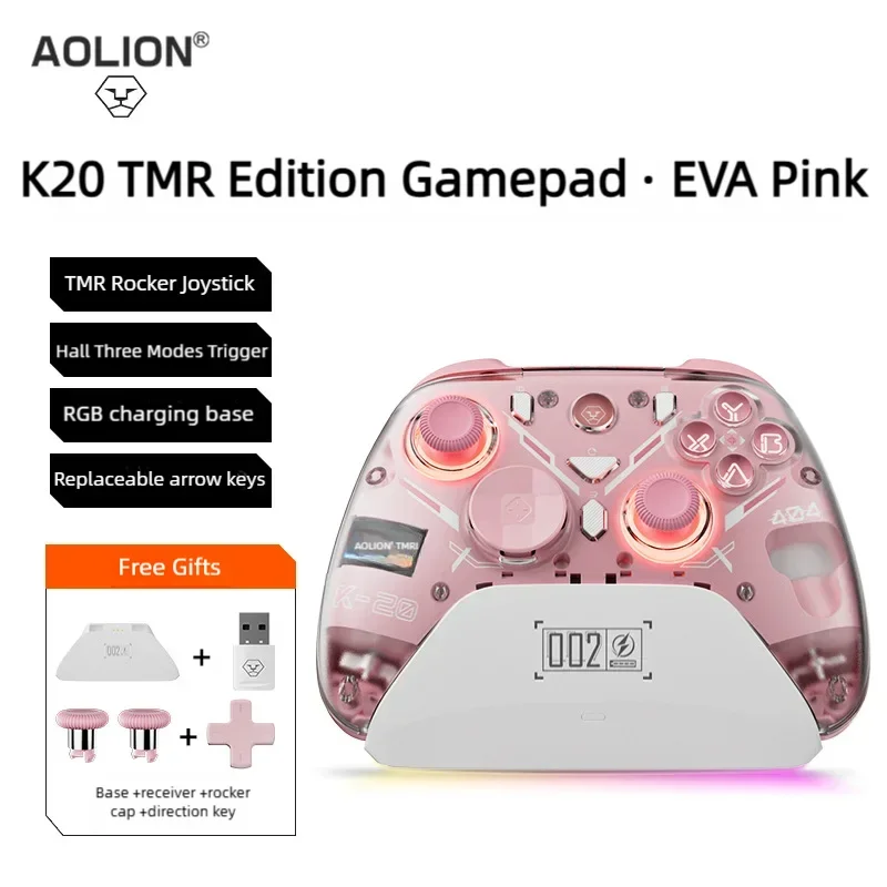 Aolion K20 TMR Joystick For Switch 2 RGB Wireless Gaming