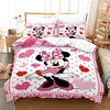 Disney Cartoon Digital Printing Duvet Cover Sets Bedding Sets Mickey Mouse Minnie Children Bed Sets Dropshipping 3