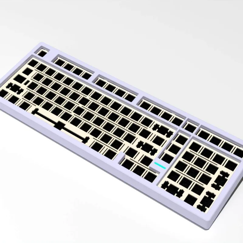 MXRSKEY SCC100 기계식 키보드 커스터마이징 키트 무선 트라이 모드 가스켓 구조 알루미늄 합금 DIY 키보드