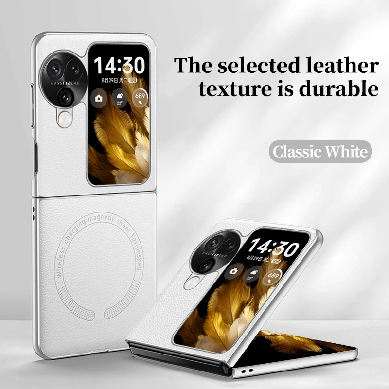 Magsafe Magnetic Wireless Charging Leather Shockproof Phone Case