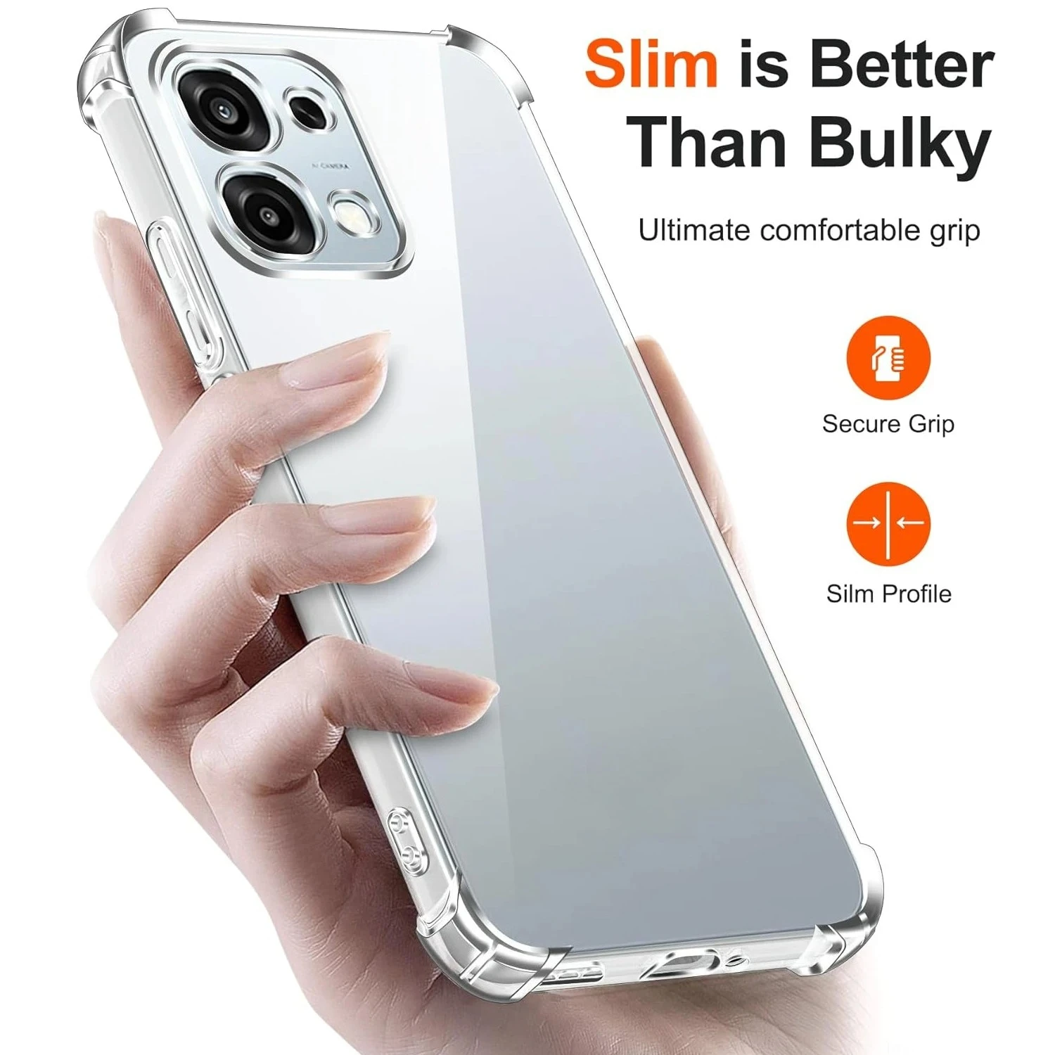 Shockproof Transparent TPU Protective Cover Shell