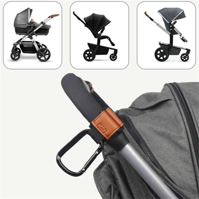 Stroller Hooks Pushchair Hook Upgrade Carabiner Pram Hook Hanging Bag Purse Universal Stroller Accessories