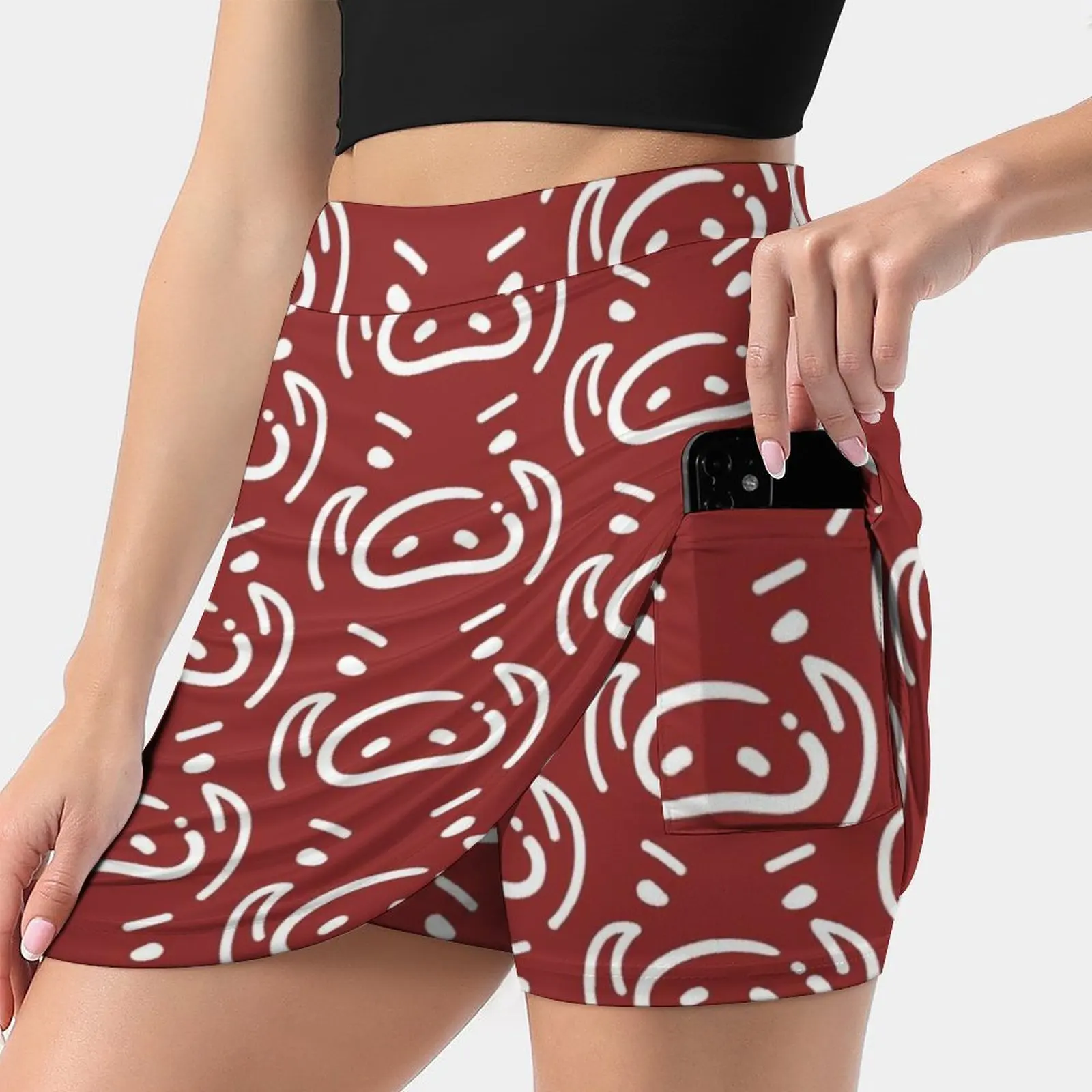 

Mad Hog Women's skirt With Pocket Vintage Skirt Printing A Line Skirts Summer Clothes Clancy Clancy Rodgers Clancy Rogers