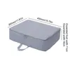 Space Saving Self Compression Organizer with Zipper Comforter Storage Bag Blanket Storage Bags for Comforters Blankets Bedding 6