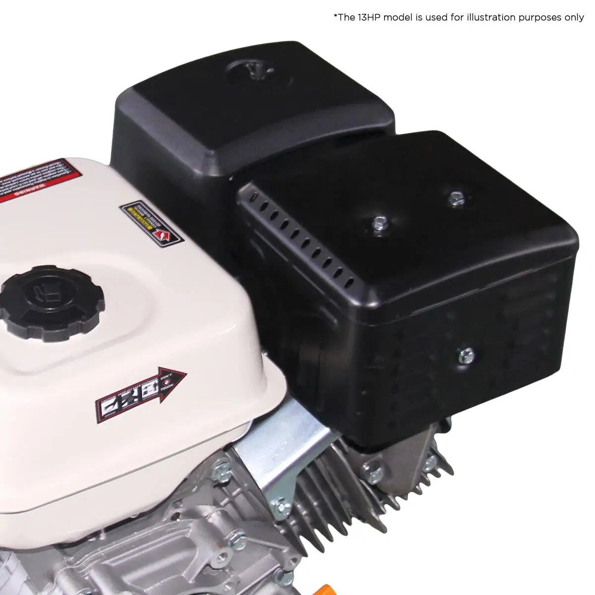 Kolner 16hp 25.4mm Horizontal Key Shaft Q Type Petrol Engine-Recoil Start
