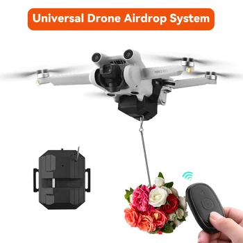 Sistema Airdrop universale per DJI Mini 4 Pro/Mini 4 4K/Mini 3 Pro/Mavic 3/Mini 2/AIR 2/2S/Mavic 2/Fimi X8 SE Lanciatore regalo drone
