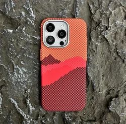 Carbon Fiber Relief MagSafe Case with Alloy Lens - iPhone 15 (T2)
