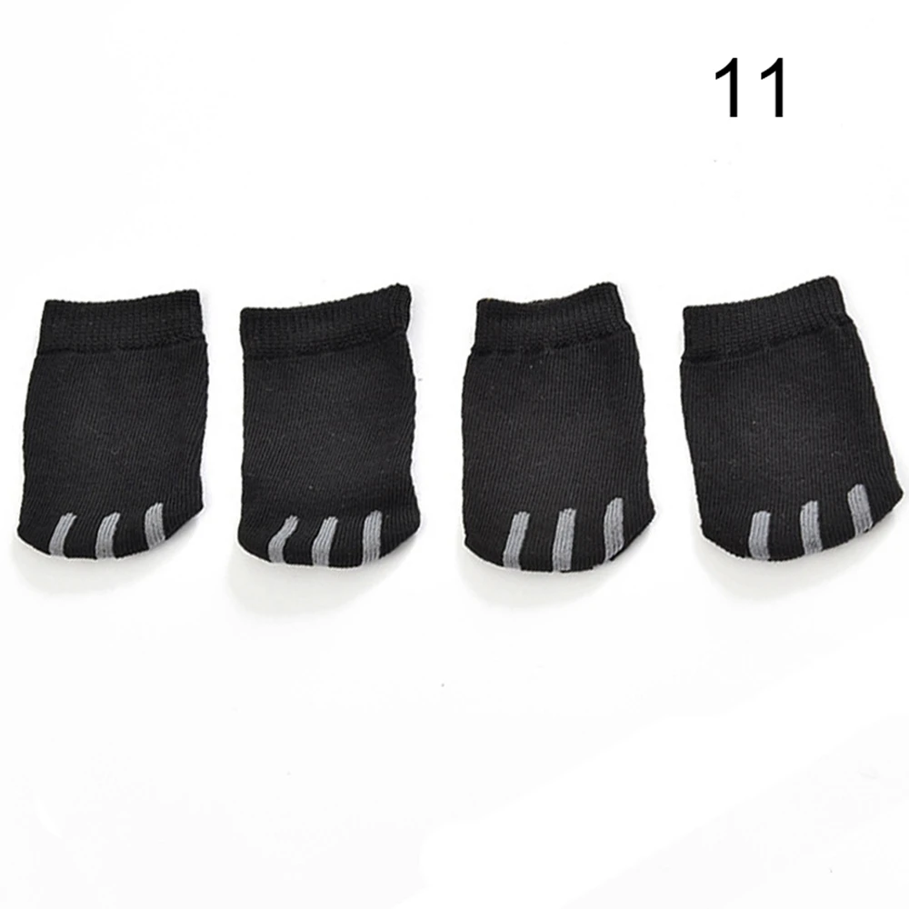 Chair Leg Socks Floor Protectors  Chairs Leg Protector Cat Paw - 4pcs/set  Knitted - Aliexpress