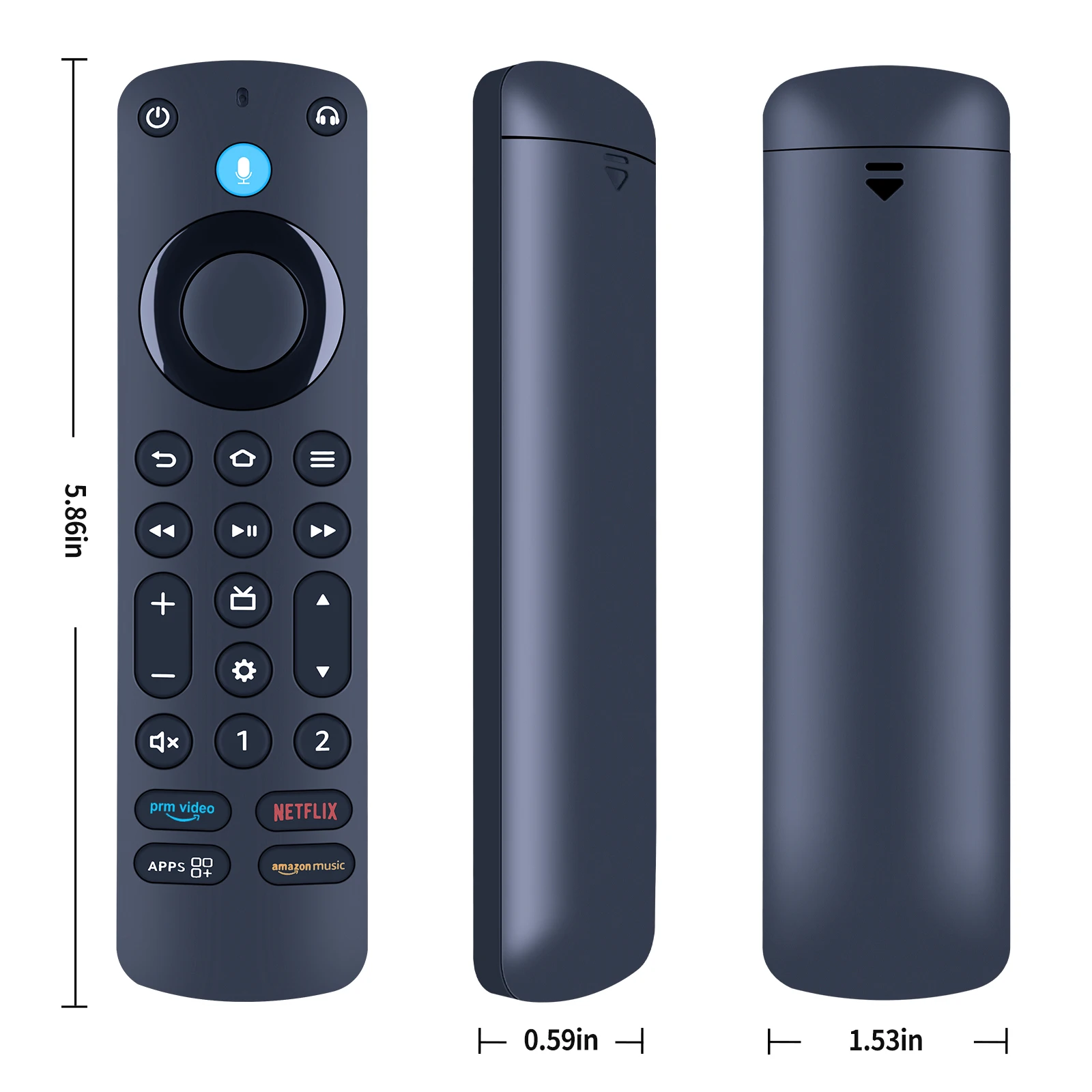 Amazon Fire TV Alexa Remote Pro용 새로운 음성 원격 제어(APP 포함) Amazon Music