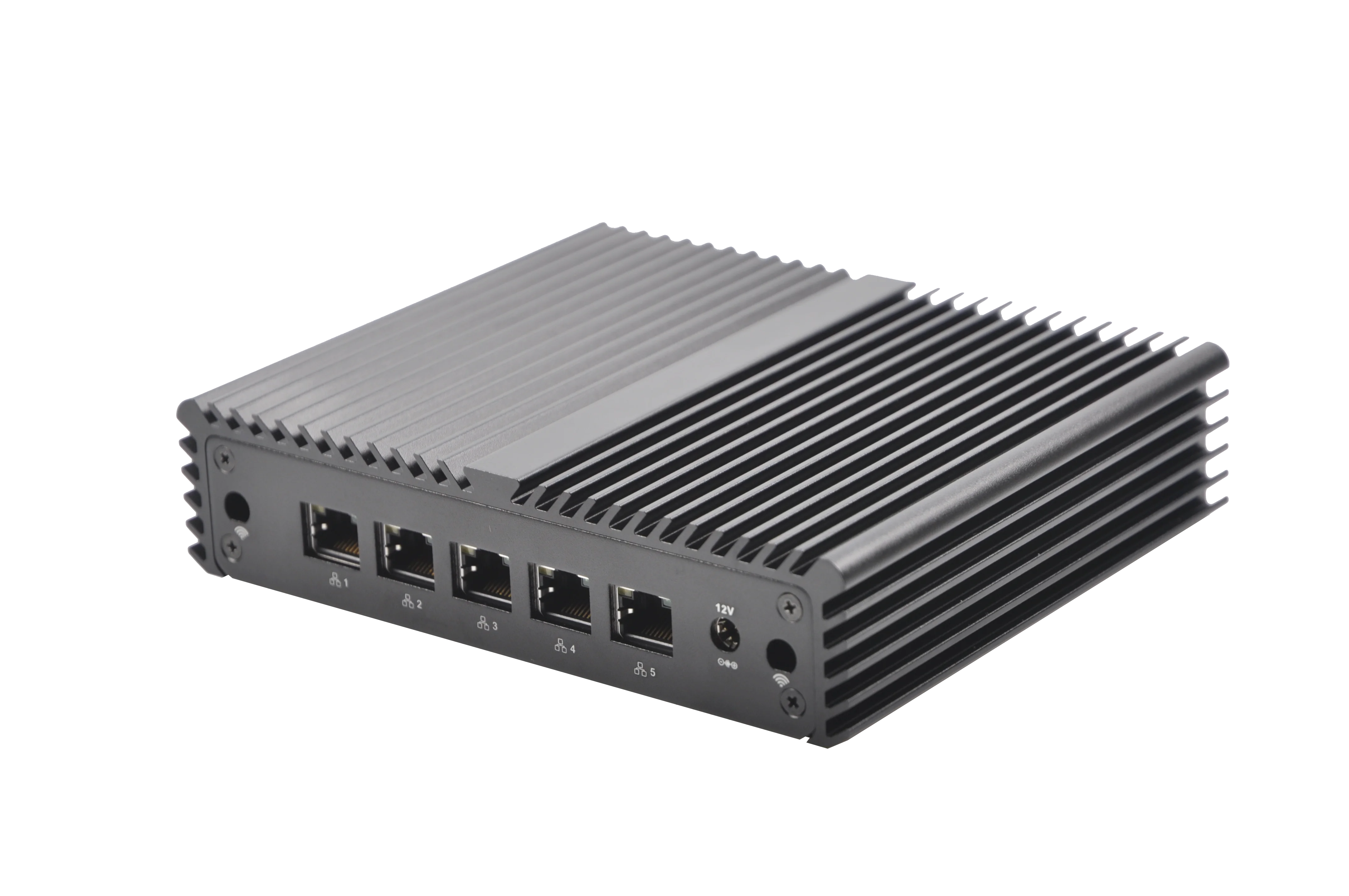 Wholesales Intel Celeron J4125 Quad Core Mini Router Soft Router,5 intel I255-V NICs for pfSense OPNsense VyOS  Firewall