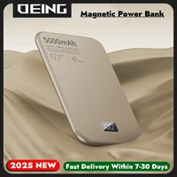 New 10000mAh Slim Magnetic Wireless Power Bank 20W Macsafe Powerbank Alloy Shell Battery Phone Charger For iPhone Xiaomi Samsung 1