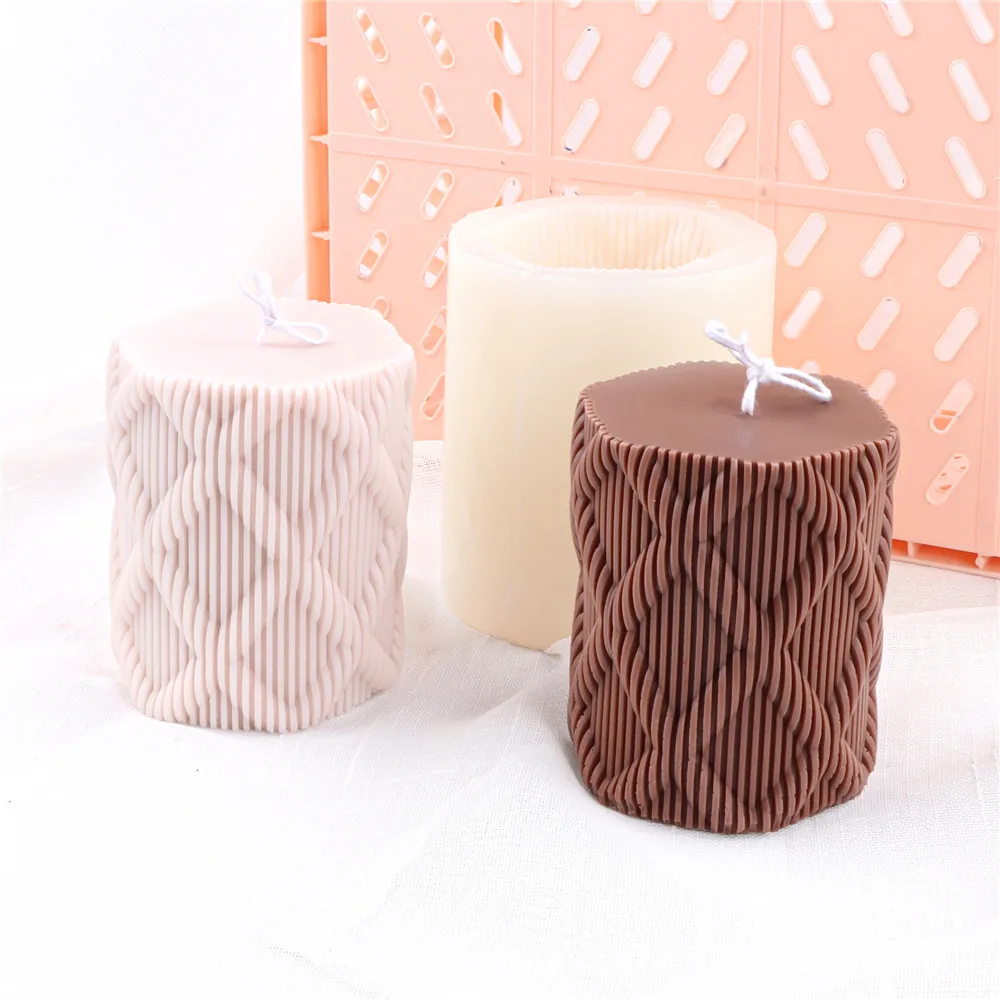 

Cylinder Silicone Mould DIY Resin Pigment Scented Powder Soap Aromatherapy Candle Wax Molds Handmade Gift Home Decor