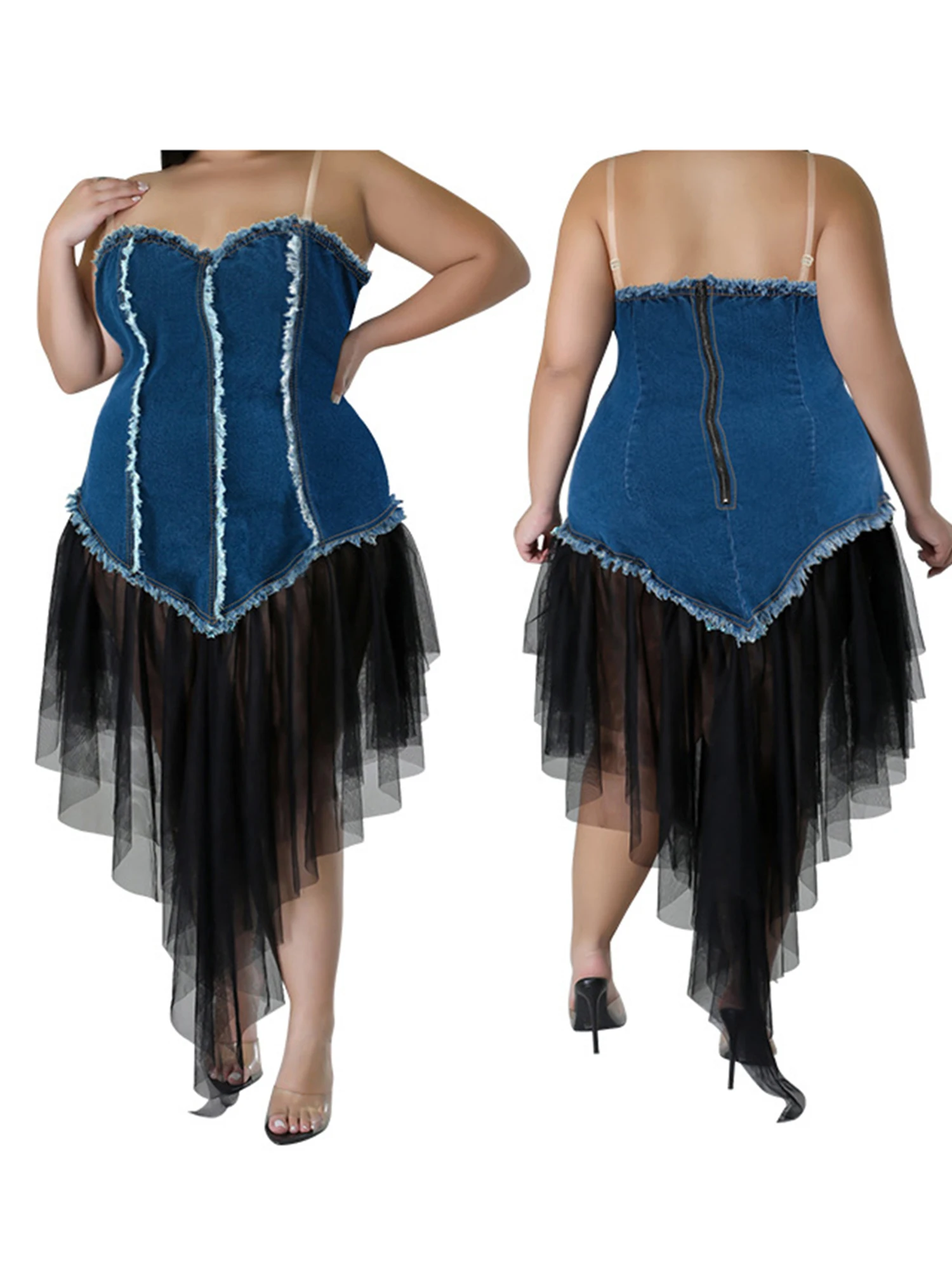 Women s Plus Size Floral Print Maxi Dress Off Shoulder Ruffle Hem Boho Long Dress with Pockets and Belt