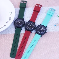 Montres-bracelets à Quartz pour enfants, garçons et filles, échelle de 60 minutes, pour élèves du primaire et du primaire, montres d'examen, bracelet en Silicone 6