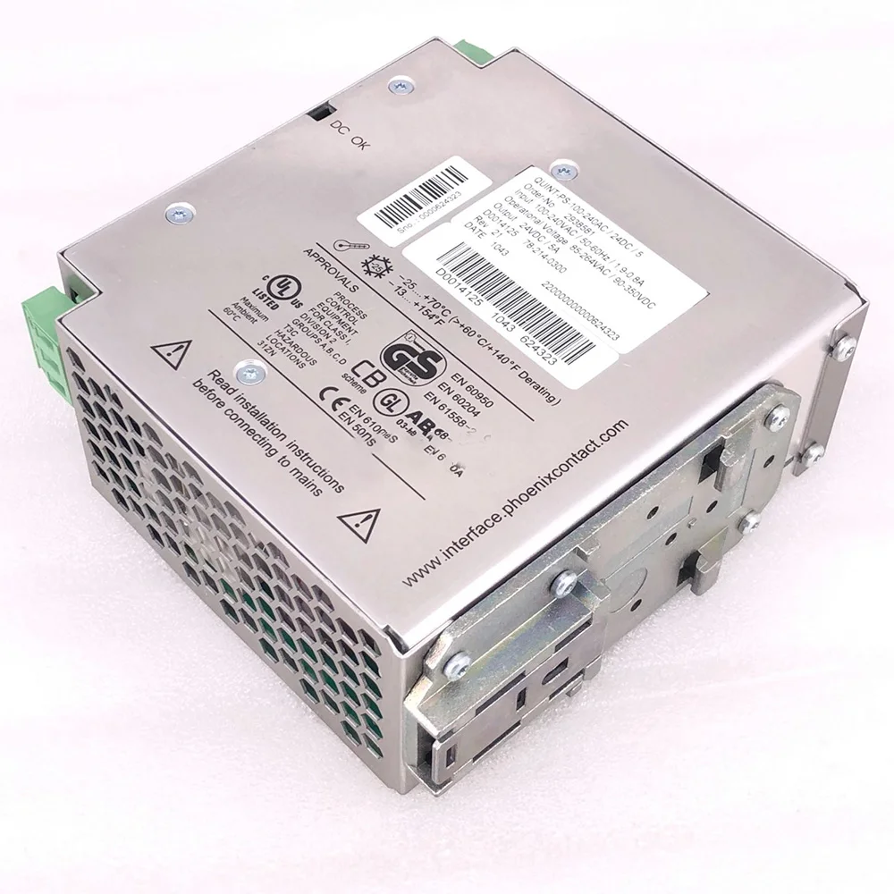 24VDC 5A For Phoenix Switching Power Supply 2938581 QUINT-PS-100-240AC/24DC/5 5 24VDC 5A For Phoenix Switching Power Supply 2938581 QUINT-PS-100-240AC/24DC/5 - Image 3