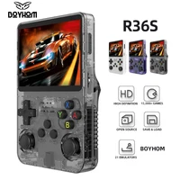BOYBathroom-Console de jeu vidéo rétro M R36S Pro, système Linux, écran IPS 3.5 ", lecteur vidéo de poche portable, jeux 64 Go 1