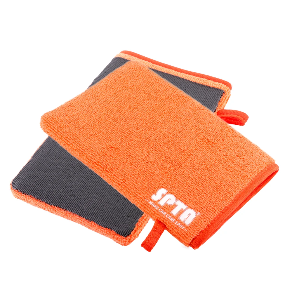 2pcs Clay Mitt Auto Medium Grade Clay Mitt Glove Microfiber Clay Bar Mitt  Auto Clay Auto Detailing Clay Bar Alternative Novel Detailing Tool Car Care